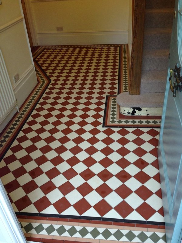 Victorian Floor Tiles Independent, How To Lay Tiles In Hallway